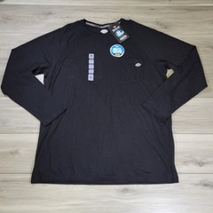 Dickies T-Shirt Men’s 2XLT Black Long Sleeve Temp IQ Performance New