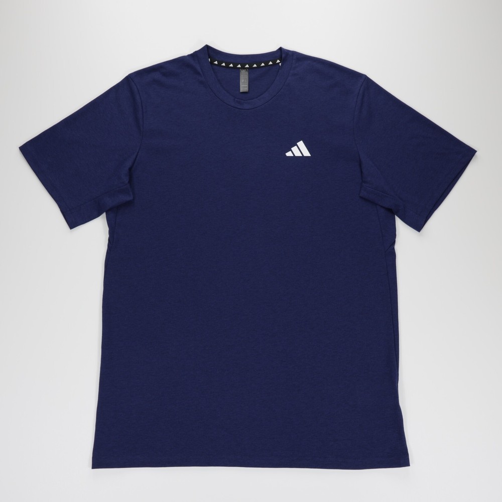 Adidas Men’s Crew Neck Short Sleeve Breathable Feel Ready Training Tee Blue M
