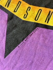 Maui And Sons Shirt Men Medium Purple Shark Neon Surf Skate Single Stitch 90s