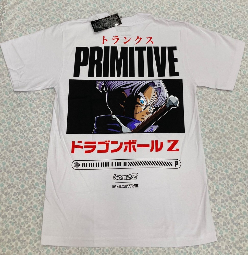 PRIMITVE X DRAGON BALL Z Resistance White Graphic Tee SIZE SM,MD,LG,XL