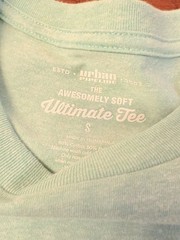 Urban Pipeline Ultimate Tee Men’s Small Mint Aqua Heather Soft T-Shirt NWT