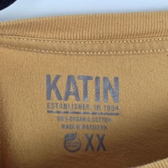 Katin 100% Organic Cotton Mustard Yellow Mens 2XL Short Sleeve T Shirt