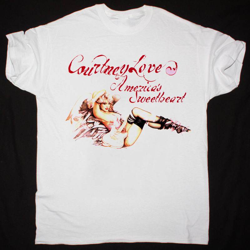 Courtney Love America’s Sweetheart Short Sleeve White Unisex All Sizes NA1439