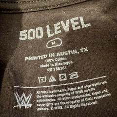 WWE Trish Stratus 100% Stratusfaction Guaranteed – 500 Level Black T-Shirt – M