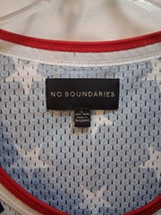 No Boundaries Mens Tank Top Size Large Active Red White Blue Stars America Shirt