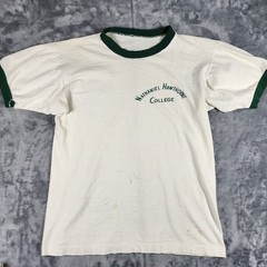 VINTAGE 50s Nathaniel Hawthorne T-Shirt Men’s M Champion Running Man Lot Of 2