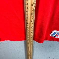 Vintage 80s Vintage Russell Athletic Varsity Pep Squad Red T-Shirt Small Mens