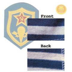 DarkBlue LongSleeve Ukrainian Army USSR Telnyashka Military Striped shirt Cotton