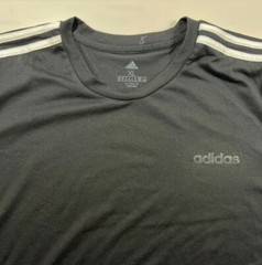 Adidas Climalite Men’s Size XL Solid Black Workout Running Crew-Neck T-Shirt