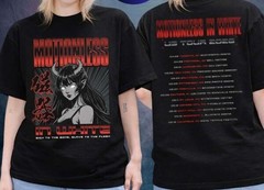 Motionless In White US Tour 2026 Merch Tour Dates Two Sided T-shirt