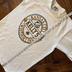 Kelly’s Westport Inn Kansas City Shirt Mens Large White Irish Pub Bar MV Sport