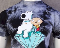 New Diamond Supply Co. x Family Guy Crystal Wash Size SMALL T Shirt RDAM-598