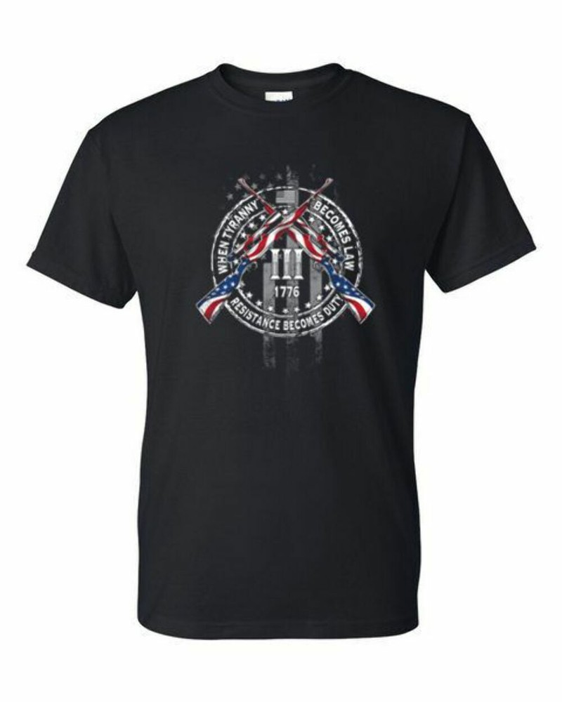 Adult DryBlend® T-Shirt – RESISTANCE – SECOND 2nd AMENDMENT – AMERICAN PRIDE