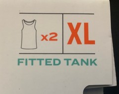 Men’s Pair of Thieves Fitted Tank Undershirt 2pk – White XL – Brand New