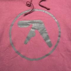 Aphex Twin Hoodie Vintage 90s Russell Athletic Made In USA Burgandy