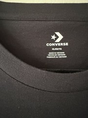 Converse Men’s Black T-Shirt Graphic Tee Size XL