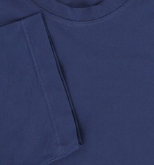 Kired Blue Solid Crewneck Cotton T-Shirt – Extra Slim – (KR6120233)