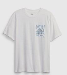 New Keith Haring Unity Graphic Mens Medium Pop Street Art Soft Cotton White Tee