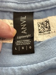 ANVIL Lightweight Mens L “One Day At A Time” T-Shirt