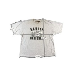 Vintage Harley-Davidson Shirt Mens 2XL Gray 100th Anniversary Graphic Tee USA