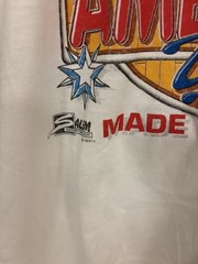 Salem Sportswear Vintage 1990s USA Basketball Double-Sided White Tee XL