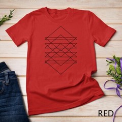 Sacred Geometry Abstract Art Geometric Triangle Lines Design Unisex T-shirt