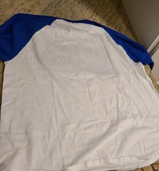 Vintage? New York Raglan Shirt Mens XL Badger Sport Blue White Jersey Y2K