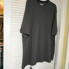 Sz 2xl Big Sky Outfitters shirt pull over gray tweed look poly cotton blend