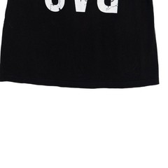 Adidas Size L Go-To Performance Tee Black White Graphic Logo