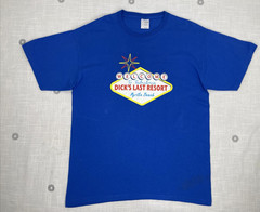 Dick’s Last Resort Myrtle Beach Blue 100% Cotton Souvenir T-Shirt Mens Sz L