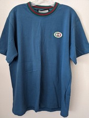 Gucci Men’s T-shirt Blue Size L