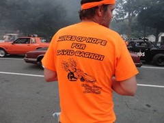 Cancer Fund Black Orange T-Shirt L, XL, XXL, XXXL – Wings Of Hope David Gagnon