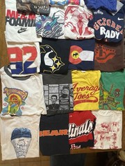 30 T-Shirt Tee Lot Wholesale Y2K Wear Resell Bundle Graphic Sport Band Movie euc