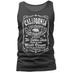 Golden State California Cali Bear Cali Life Style West Coast Tank Top
