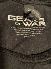Gears Of War Never Fight Alone Video Game T-shirt Black Mens XL Xbox (M917)