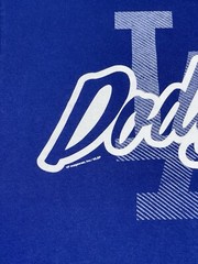 MLB Los Angeles Dodgers Blue LA Baseball Team Large Shirt