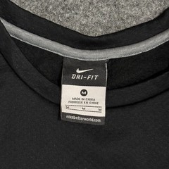 Nike Kobe Bryant Mamba Fearless Long Sleeve Shirt Size Medium Dri-Fit Black