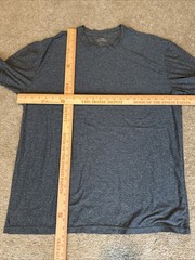 True Classic Crew Neck T Shirt Mens Size Xl Navy Blue Stretch