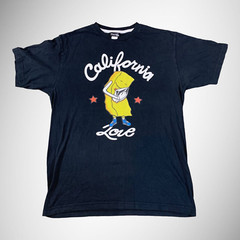 Volcom California Love Black T-Shirt Large Underarm to Underarm 22″ Length29″