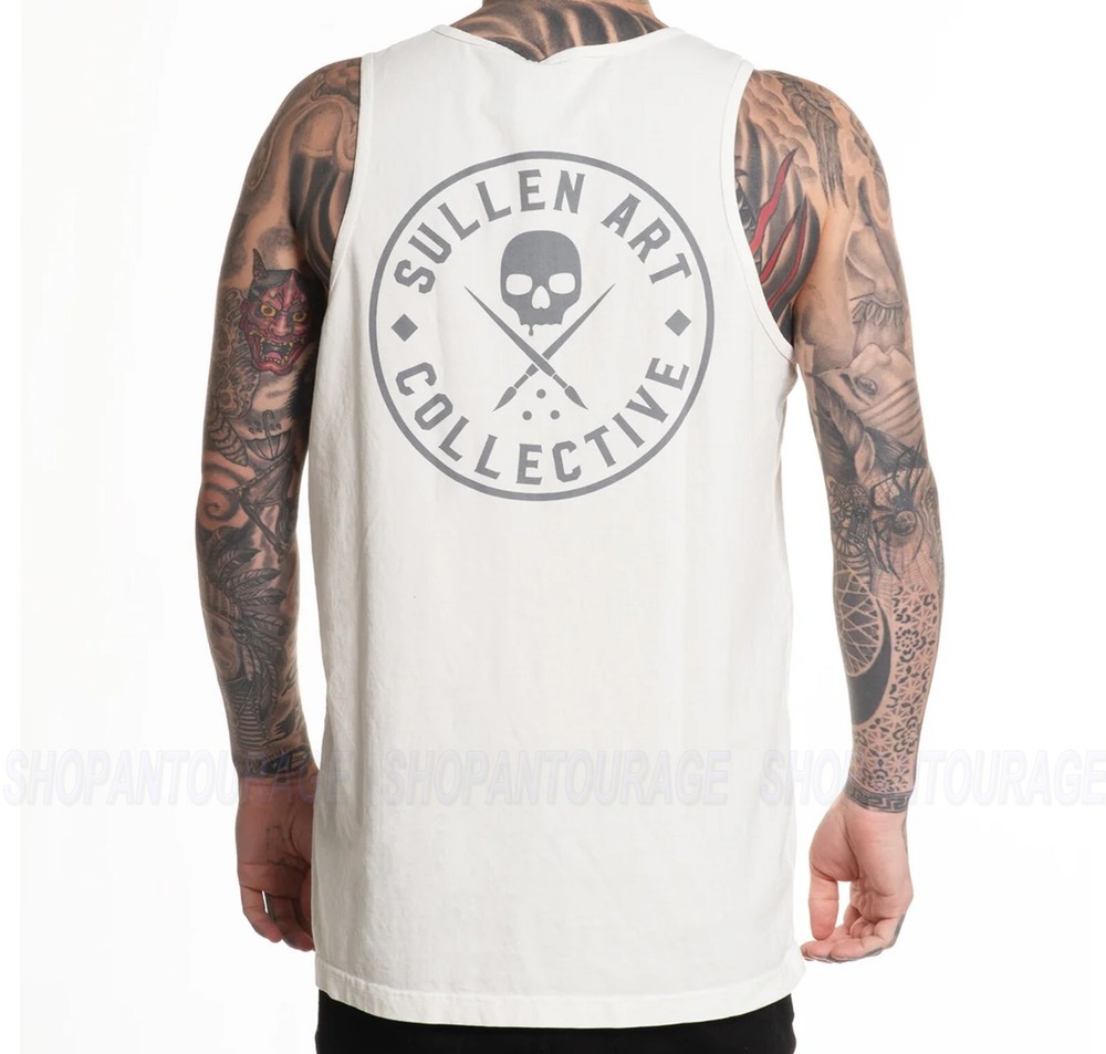 Sullen Ever Premium SCM5398 Graphic Tattoo Sleeveless Men`s Tank Top | 3 Colors