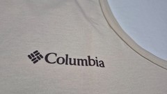 Columbia Men’s Outdoor Graphic BaigeTank Top Black Sleeveless Sports SZ Medium