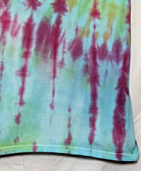 Handmade Tie Dye Spiral & Lines Pattern Rainbow XL Shirt 22.5″ W X 29.5″ L