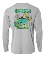 Long sleeve microfiber fishing boat sun protection UPF 50 shirt