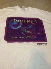 Vintage 90s Immuni-T Science Tech T-Shirt XL Research DNA Molecular