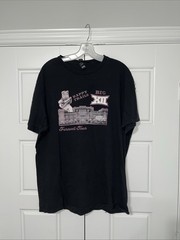 Rare Oklahoma Sooners Big 12 Farewell Tour T-Shirt, Black, Double Sided, Size XL