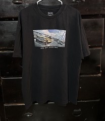 Mens Black DGK Cop Chase “All Day Everyday” Graphic Tshirt Sz 2XL