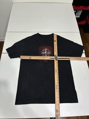 Hot Leather Celtic Cross T Shirt Large Black Gothic Biker West Coast Chopper VTG