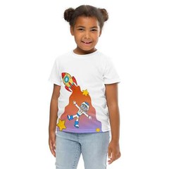 Kids Crew Neck T-Shirt: Comfortable, Durable, & Stylish! Soft Cotton Fabric, Var