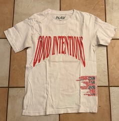 VLONE x Nav Bad Habits Good Intentions Hip Hop Rap Tour T-Shirt Mens Small
