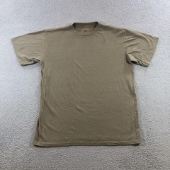 Rothco Shirt Mens Large green Crewneck Basic Tee T-Shirt Poly Cotton Casual